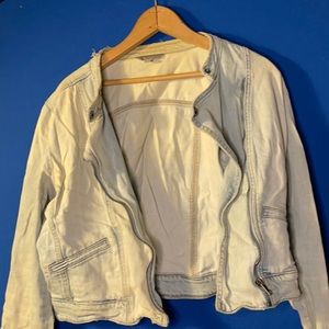 Denim light wash sweater